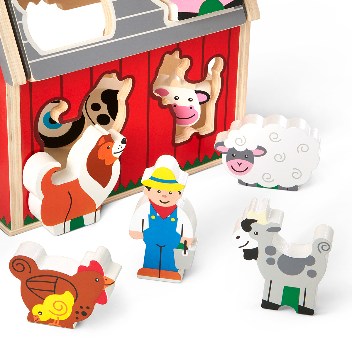 Melissa & Doug(R) Take Along Sorting Barn