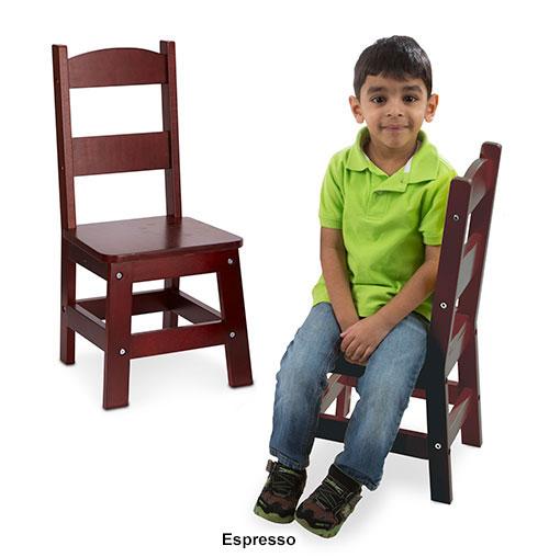 Melissa & Doug(R) Wooden Chair Pair alternate view