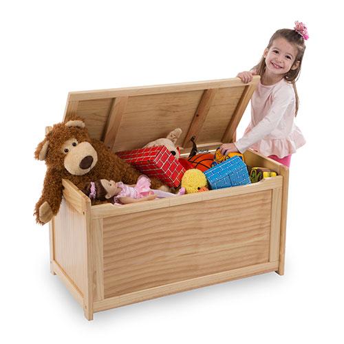 Melissa & Doug(R) Wooden Toy Chest alternate view