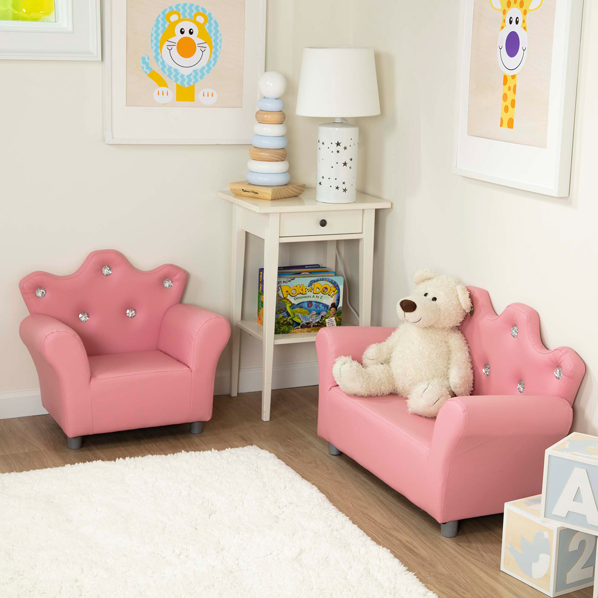 Melissa & Doug(R) Child's Crown Armchair