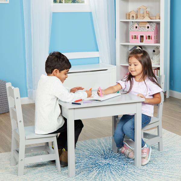 Melissa & Doug(R) Wooden Table And Chairs alternate view