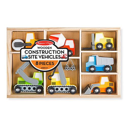 Melissa & Doug(R) Wooden Construction Site Vehicles