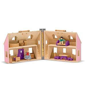 Melissa & Doug(R) Fold & Go Dollhouse alternate view