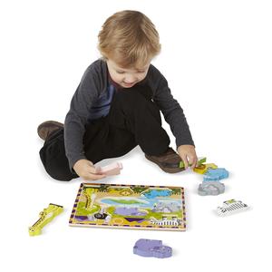 Melissa & Doug(R) Safari Chunky Puzzle alternate view