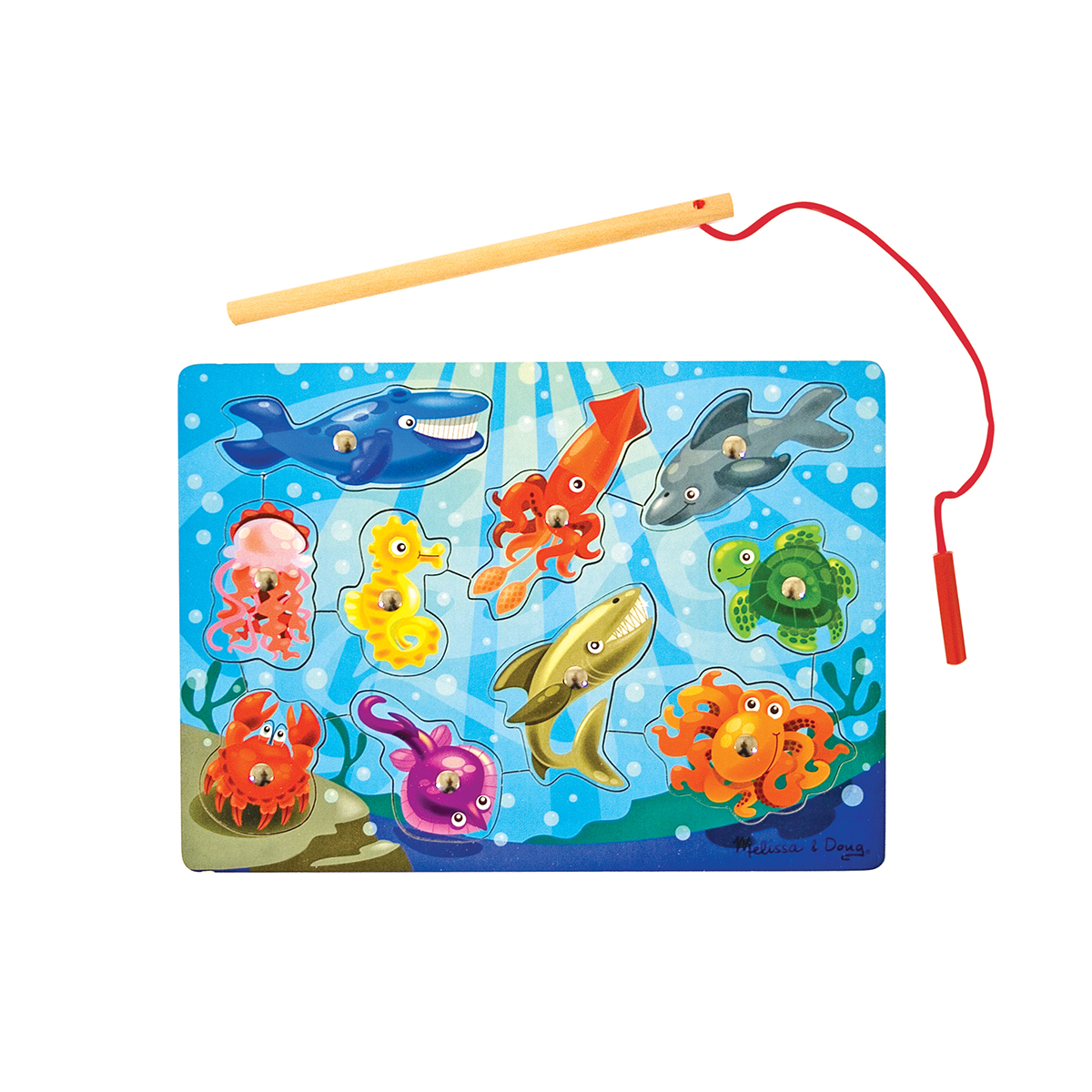 Melissa & Doug(R) Fishing Magnetic Puzzle Game