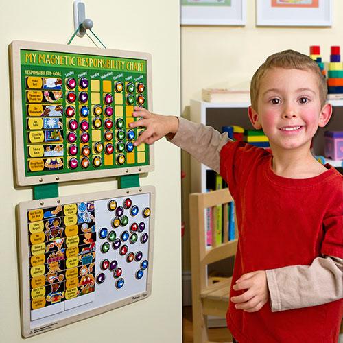 Melissa & Doug(R) My Magnetic Responsibility Chart alternate view
