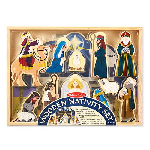 Melissa & Doug(R) Wooden Nativity Set alternate view