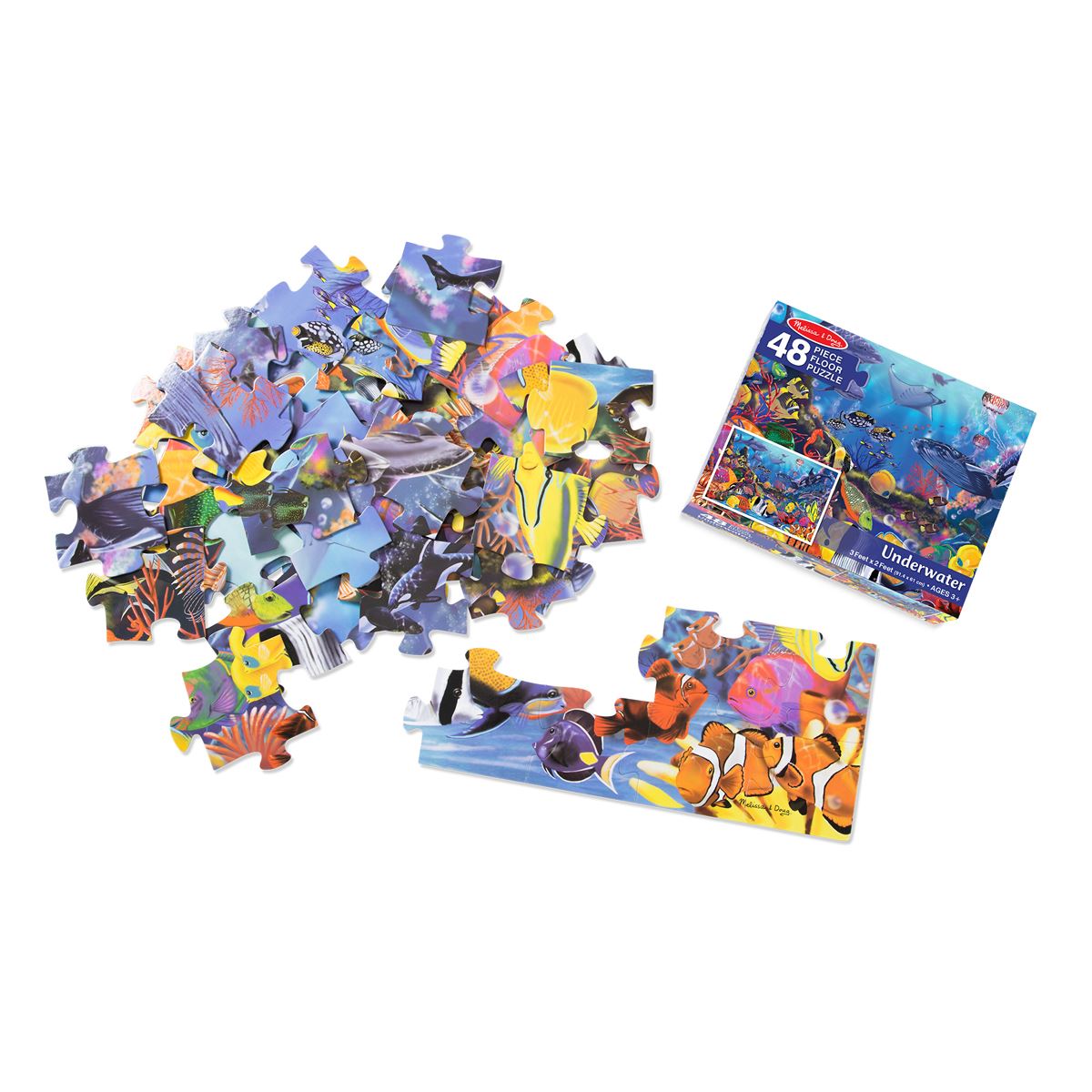 Melissa & Doug(R) 48pc. Underwater Floor Puzzle