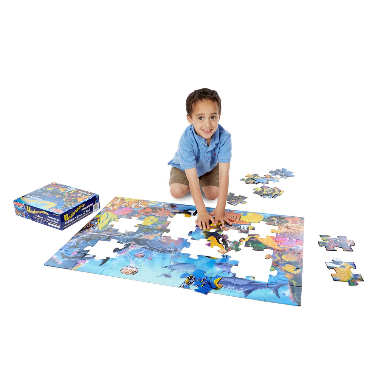 Melissa & Doug(R) 48pc. Underwater Floor Puzzle