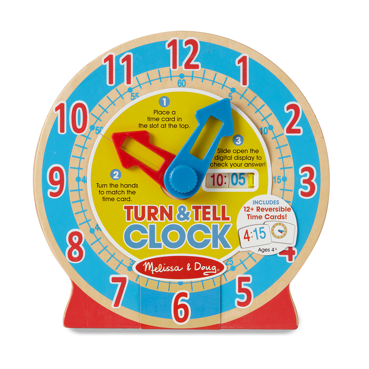 Melissa & Doug(R) Turn And Tell Clock