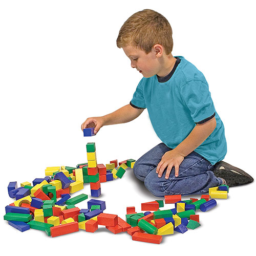 Melissa & Doug(R) 100 Wood Blocks Set