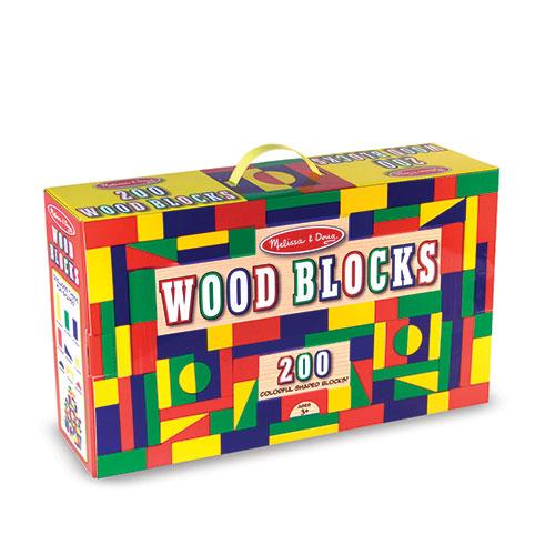 Melissa & Doug(R) 200pc. Wood Block Set
