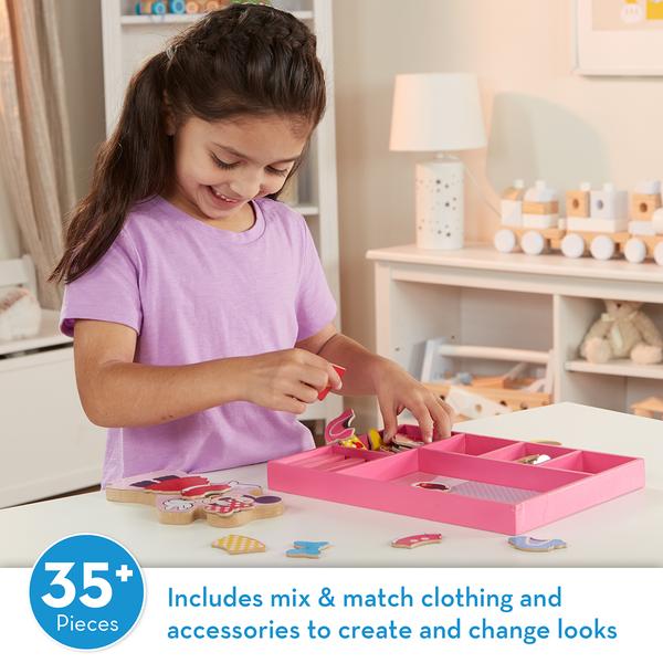 Melissa & Doug(R) Minnie Wooden Magnetic Dress-Up Board alternate view