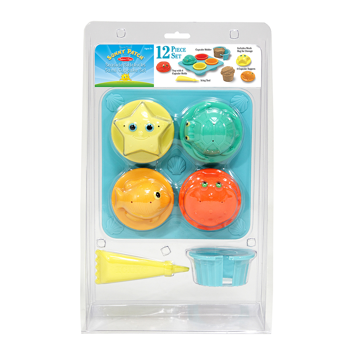 Melissa & Doug(R) Seaside Sidekicks Sand Cupcake Set