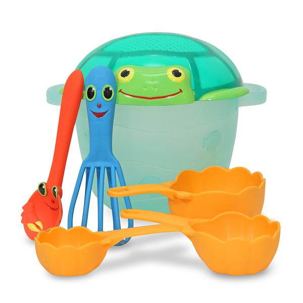 Melissa & Doug(R) Seaside Sidekicks Sand Baking Set