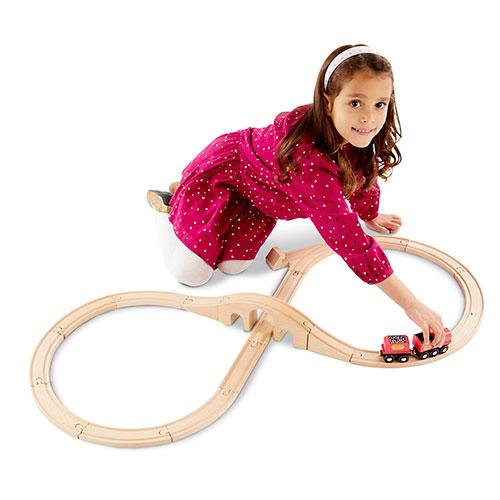 Melissa & Doug(R) Figure 8 Train Set alternate view