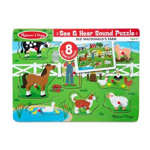 Melissa & Doug(R) 8pc. Old MacDonald's Farm Sound Puzzle