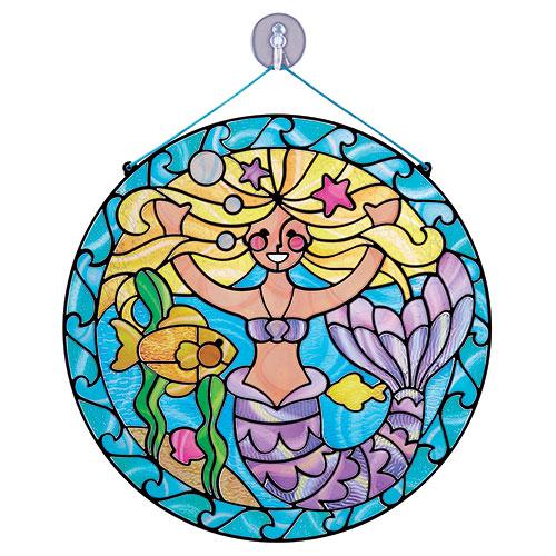 Melissa & Doug(R) Stained Glass - Mermaid