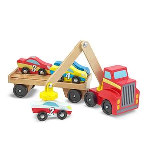 Melissa & Doug(R) Magnetic Car Loader with Cars alternate view