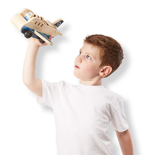 Melissa & Doug(R) Wooden Airplane alternate view