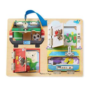 Melissa & Doug(R) Locks & Latches Board alternate view