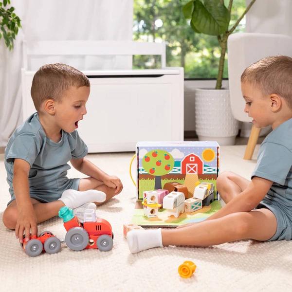 Melissa & Doug(R) Blockables(tm) Farm Playset alternate view
