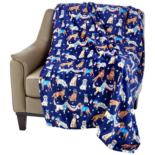 Americana Dog Throw alternate view