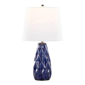 LumiSource Hex 20in. Ceramic Table Lamps - Set of 2 alternate view