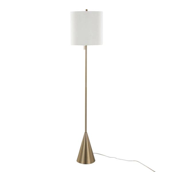 LumiSource Cone 64in. Contemporary Metal Floor Lamp