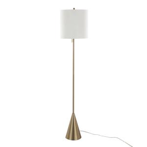 LumiSource Cone 64in. Contemporary Metal Floor Lamp