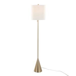 LumiSource Cone 64in. Contemporary Metal Floor Lamp alternate view