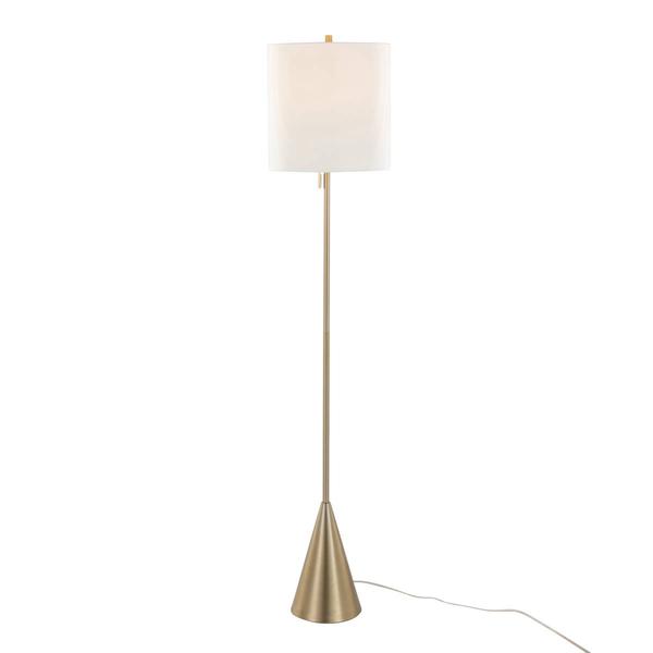 LumiSource Cone 64in. Contemporary Metal Floor Lamp alternate view