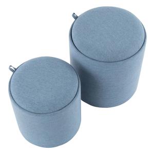 LumiSource Tray Contemporary Nesting Ottoman Set alternate view