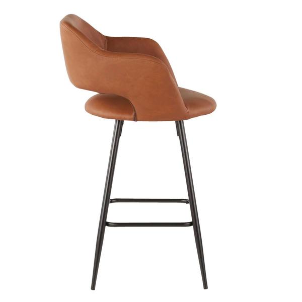 LumiSource Margarite Contemporary Counter Stools - Set of 2 alternate view