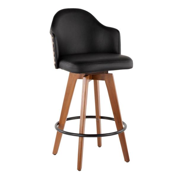 LumiSource Ahoy Mid-Century Counter Stool