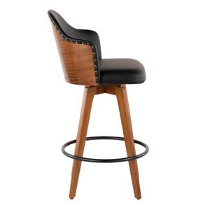 LumiSource Ahoy Mid-Century Counter Stool alternate view