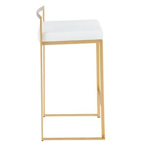 LumiSource Fuji Contemporary-Glam Counter Stools - Set of 2 alternate view