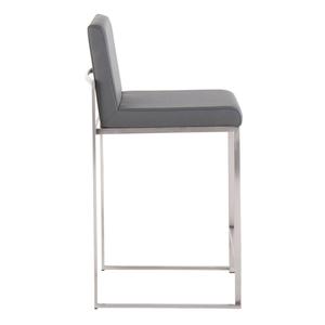 LumiSource Fuji Contemporary High Back Counter Stools - Set of 2 alternate view