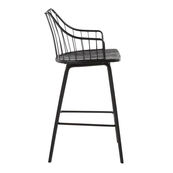 LumiSource Winston Farmhouse Counter Stool alternate view