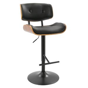 LumiSource Lombardi Mid-Century Modern Adjustable Bar Stool