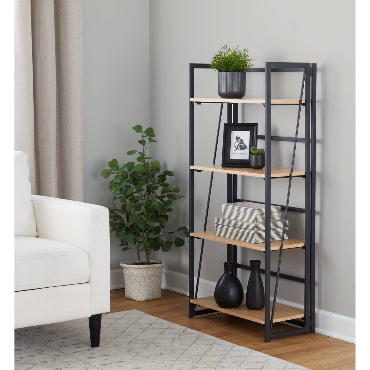 LumiSource Dakota Contemporary Bookcase