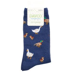 Womens Davco(R) Ducks Crew Socks