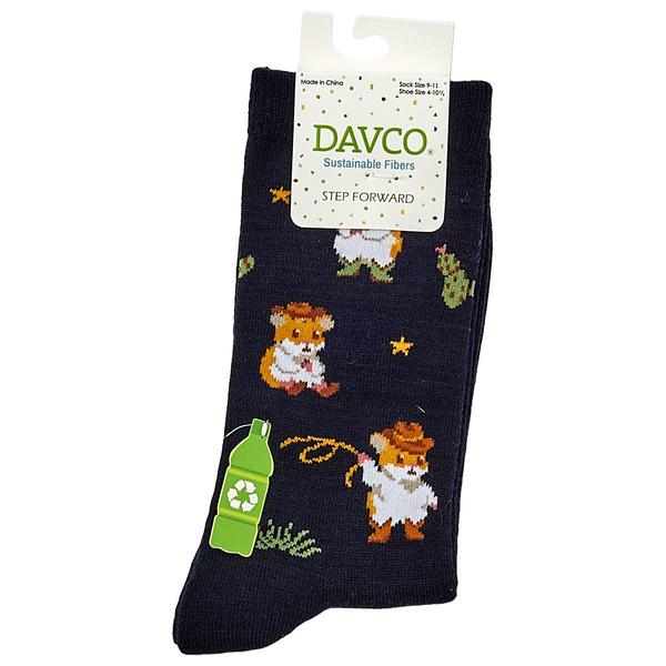 Womens Davco(R) Western Hamster Crew Socks