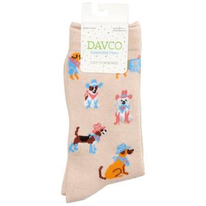 Womens Davco(R) Western Dogs Crew Socks