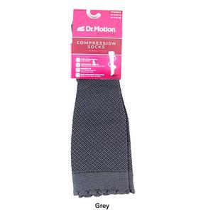 Womens Dr. Motion Compression Neat Plaiting Knee High Socks alternate view