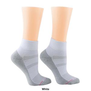 Womens Dr. Motion 2pk. Cushioned Compression Quarter Socks alternate view