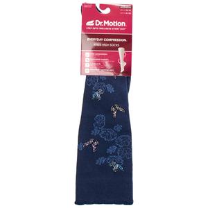 Womens Dr. Motion Butterfly Compression Knee High Socks alternate view
