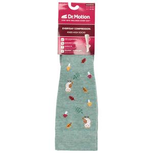 Womens Dr. Motion Owl Compression Knee High Socks alternate view