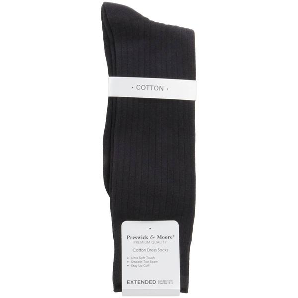 Mens Preswick & Moore(R) Rib Crew Extended Socks alternate view