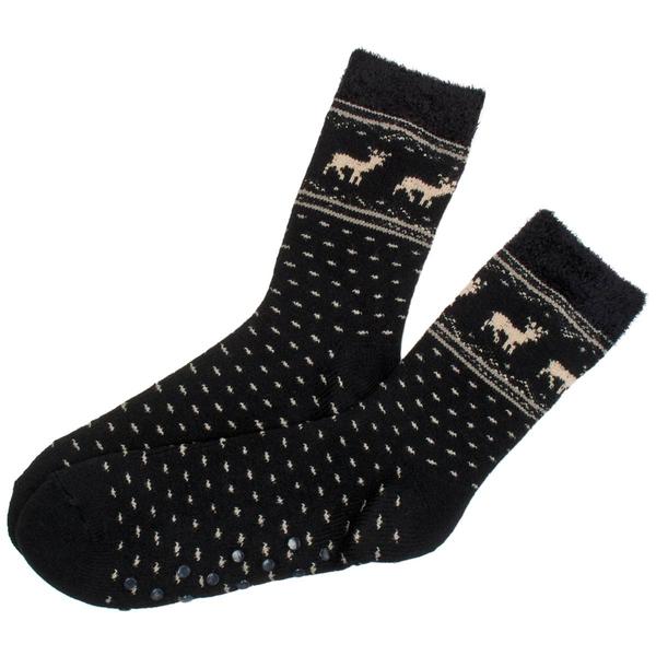 Mens Davco(R) Fair Isle Cabin Socks